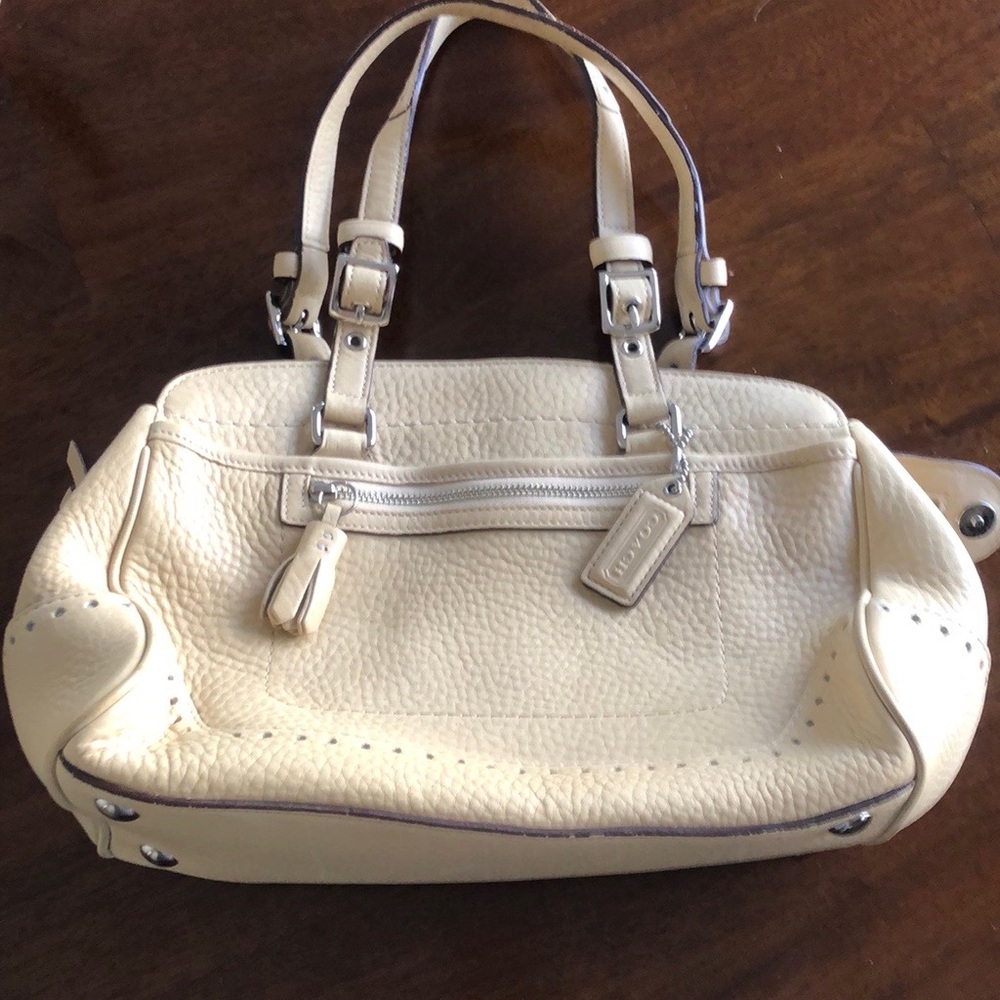 Coach Pebbled Leather Handbag